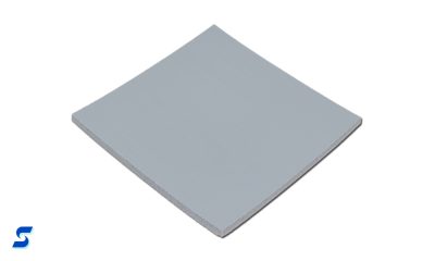 .250 inch thick light gray HT-800 silicone foam which meets UL 50