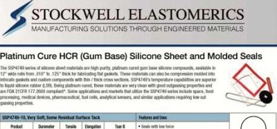 SE208T SSP4749 / Platinum Cured HCR Silicone Touch Brochure blog feature