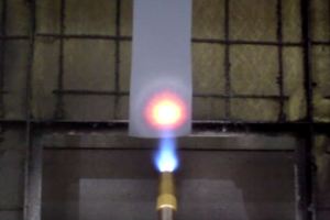 UL 94V-0 Flame Retardant Silicone Sponge Burn Test on R10480M