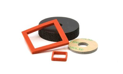 Assorted round and square gaskets