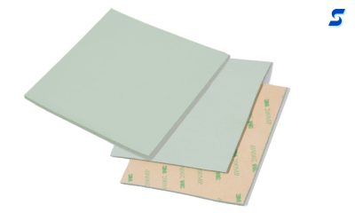 Green r10400 silicone sponge heat press pad swatches 